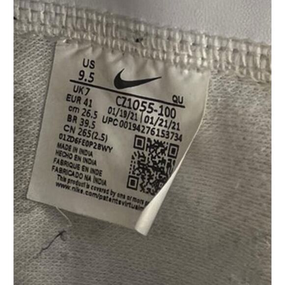 Nike Blazer Mid '77 Vintage White/Black Sneakers~ Men Size 9.5 - Picture 6 of 6